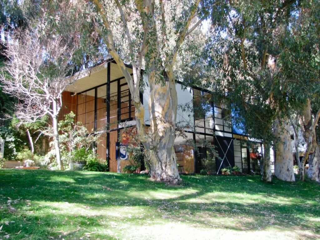 The Eames House aka Case Study House No. 8 designed by Charles and Ray Eames in 1949
